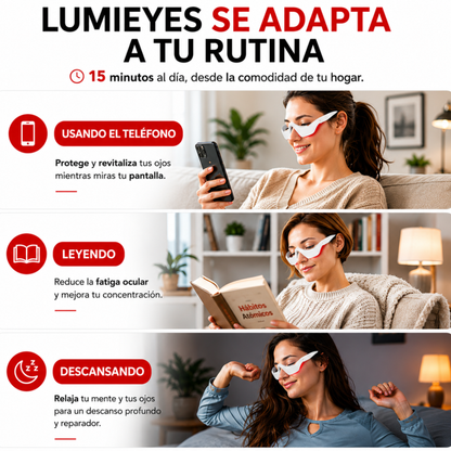LumiEyes™ — Lentes Anti Bolsas y Ojeras