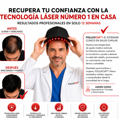 FolluxCap™ — Gorra de Regeneración Capilar